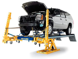 Car-O-Liner unibody frame straightening equipment